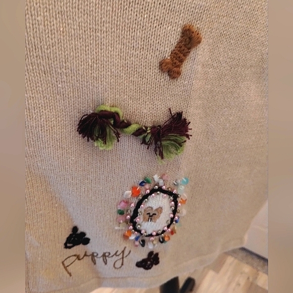 Storybook Knits Limited Edition Cardigan Set 1X (Dog Themed) NWT - Picture 12 of 14